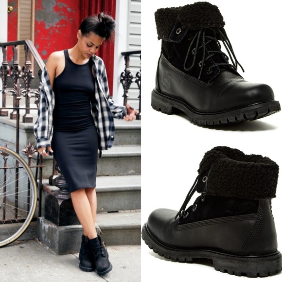 timberland premium fleece boots